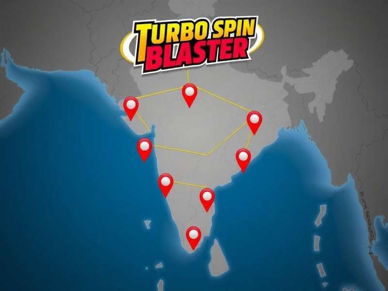Turbo Spin Blaster Player Distribution in India India map showing Turbo Spin Blaster download hotspots